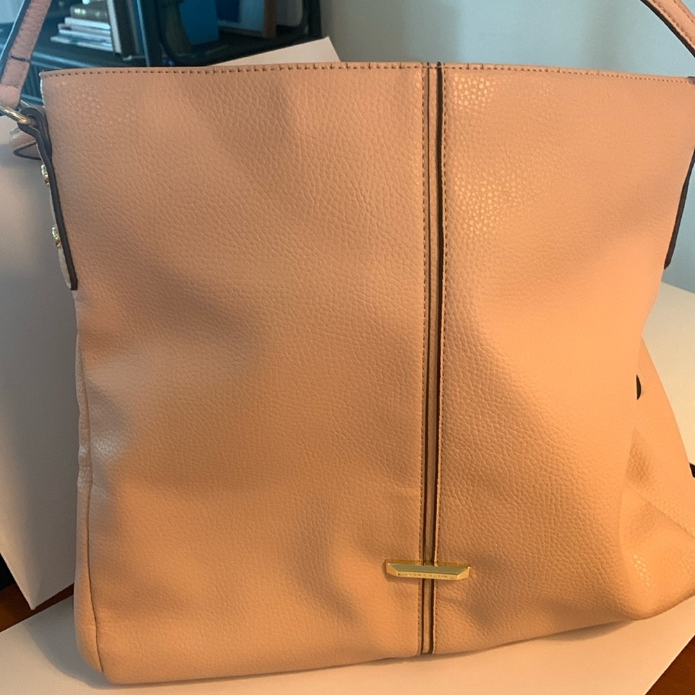 Anne Klein Shoulder Bag. Polka Dot inside.